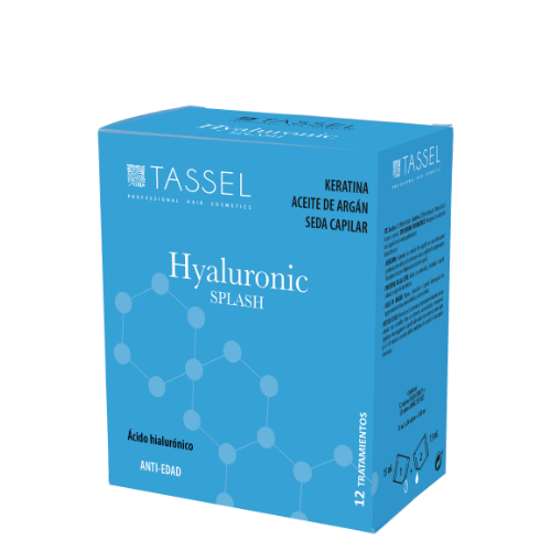 Tassel Hyaluronic Splash Keratin & Argan treatment box 12*2*15ml