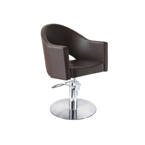 Sibel Stoel Magnus Round Base bruin