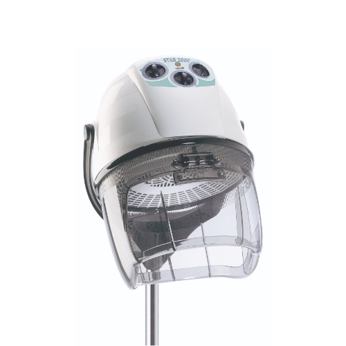 Sibel Star 2000 droogkap 1100 watt stoeluitvoering wit